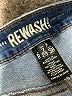 Rewash 100% Cotton Blue Denim Shorts Size 7 - photo 3