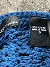 Moda International 100% Cotton Blue Pullover Sweater Size S - photo 7