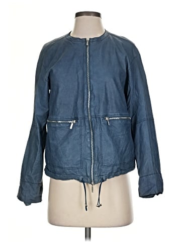Lafayette 148 New York Leather Jacket (view 1)