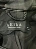 Akira 100% Polyurethane Stripes Black Track Jacket Size M - photo 6