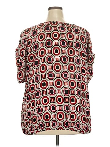 Roz & Ali Short Sleeve Blouse (view 2)
