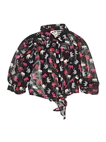 Belle Du Jour 3/4 Sleeve Blouse (view 1)