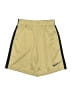 Nike 100% Polyester Color Block Gold Athletic Shorts Size 7 - photo 1