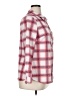 Doublju 100% Polyester Plaid Red Long Sleeve Blouse Size 1X - photo 4