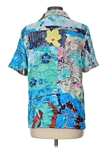 Topshop Short Sleeve Blouse (view 2)