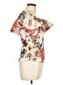 Alberto Makali Ivory Short Sleeve Blouse Size L - photo 4