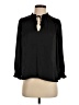 Paige 100% Polyester Black Long Sleeve Blouse Size XS - photo 1