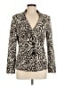 DressBarn Animal Print Ivory Blazer Size M - photo 1