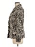 DressBarn Animal Print Ivory Blazer Size M - photo 5