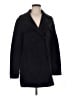 Tory Burch Solid Blue Black Coat Size M - photo 1