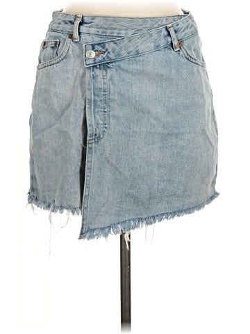Topshop Denim Skirt (view 1)