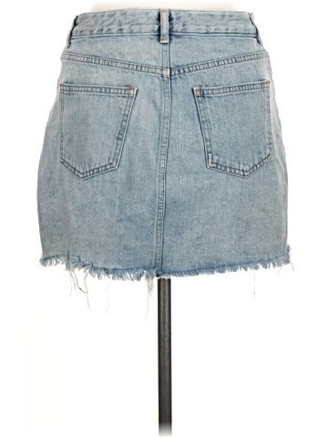 Topshop Denim Skirt (view 2)