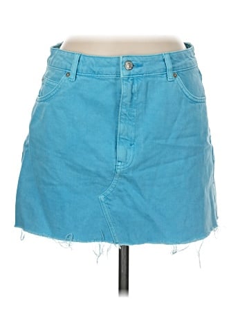 Topshop Denim Skirt (view 1)