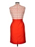 Antonio Melani 100% Polyester Graphic Orange Cocktail Dress Size 6 - photo 2