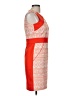 Antonio Melani 100% Polyester Graphic Orange Cocktail Dress Size 6 - photo 4