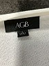 AGB 100% Cotton White Cardigan Size L - photo 7