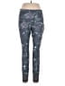 Zella Graphic Blue Gray Active Pants Size L - photo 1