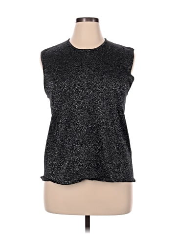 Susan Graver Sleeveless T-Shirt (view 1)