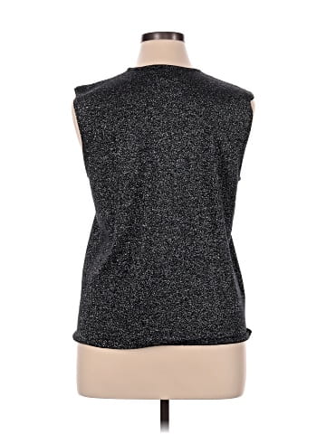 Susan Graver Sleeveless T-Shirt (view 2)