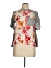 Altar'd State Gray Short Sleeve Blouse Size M - photo 1