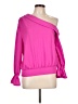 TCEC Solid Pink 3/4 Sleeve Blouse Size L - photo 1