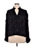 Evereve 100% Polyester Black Long Sleeve Blouse Size XL - photo 1