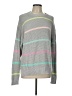 Michael Stars 100% Cotton Stripes Gray Pullover Sweater Size Lg (2) - photo 1