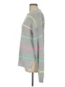Michael Stars 100% Cotton Stripes Gray Pullover Sweater Size Lg (2) - photo 5
