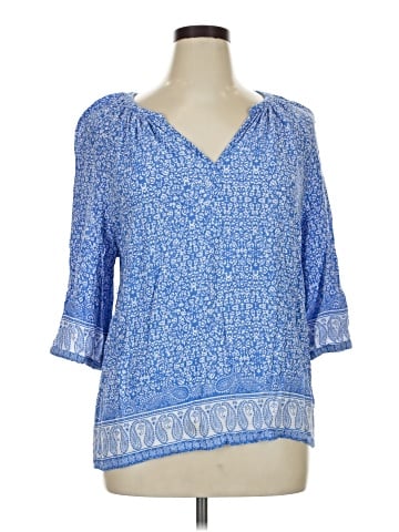 Jones & Co 3/4 Sleeve Blouse (view 1)