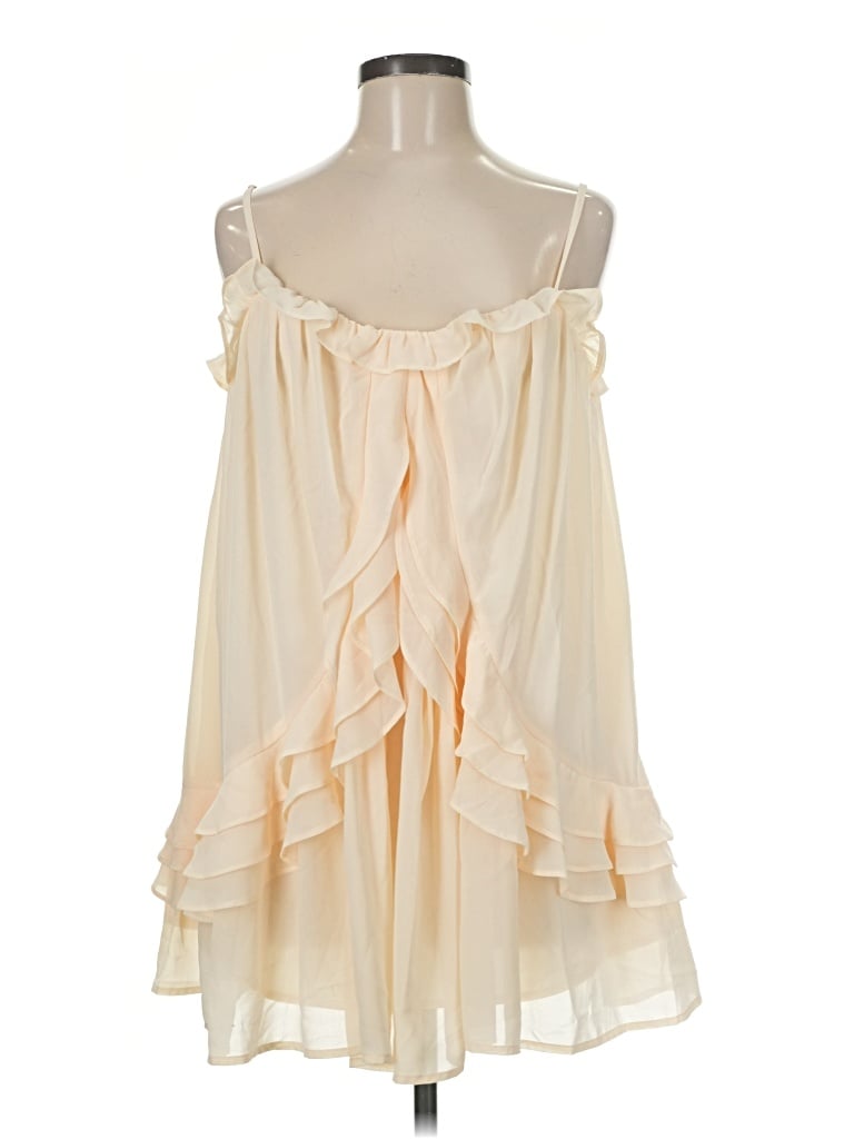 Pre-owned 12th Tribe Cocktail Dress In Ivory