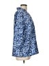 Chico's Animal Print Blue 3/4 Sleeve Blouse Size Lg (2.5) - photo 4