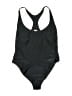 Milly Graphic Black One Piece Swimsuit Size L - photo 2