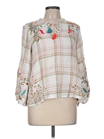 Johnny Was 3/4 Sleeve Blouse (view 1)