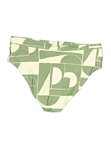 Madewell Madewell Second Wave High-Cut Bikini Bottom in Mod Shapes (view 2)