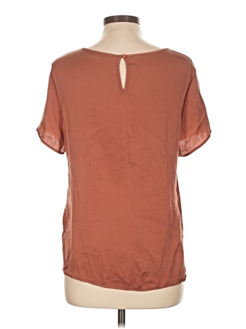Quince Short Sleeve Silk Top (view 2)
