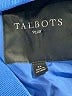 Talbots 100% Polyester Argyle Blue Jacket Size 2X - photo 6