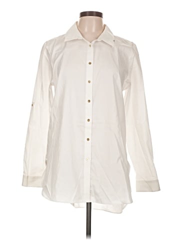 Calvin Klein Long Sleeve Button-Down Shirt (view 1)