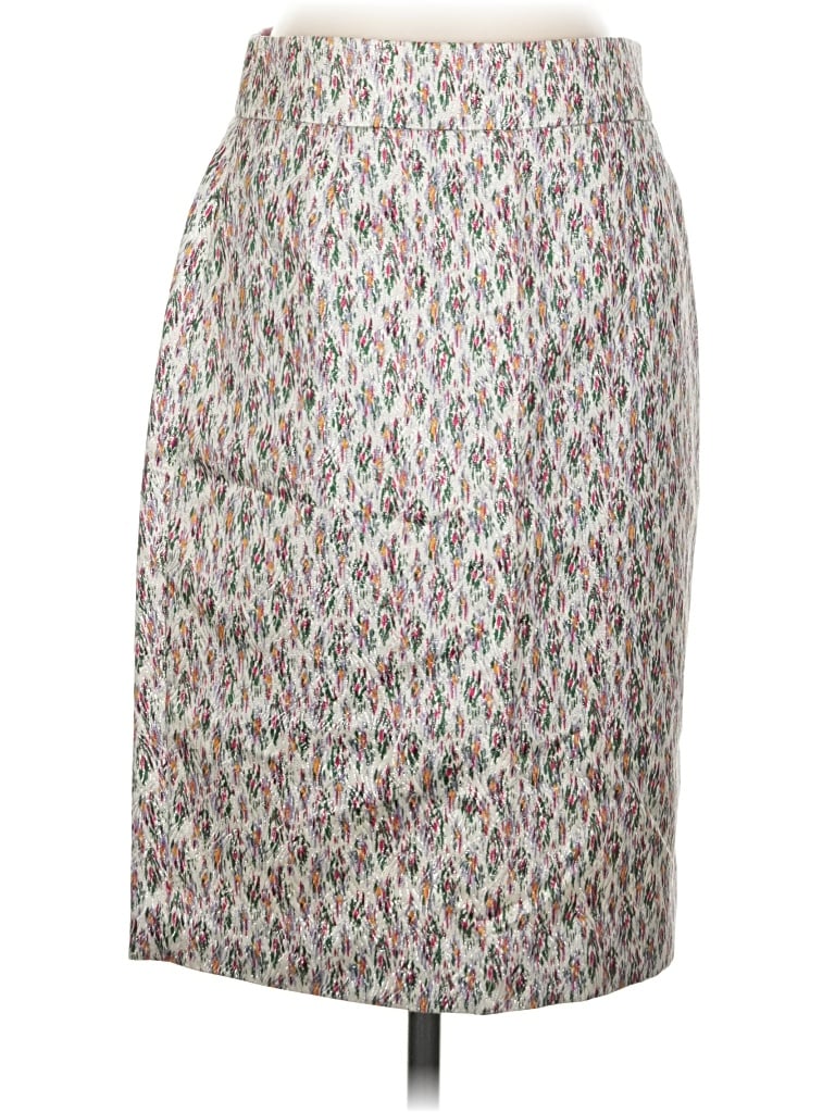 Pre-owned J.crew Collection Casual Skirt In Gray