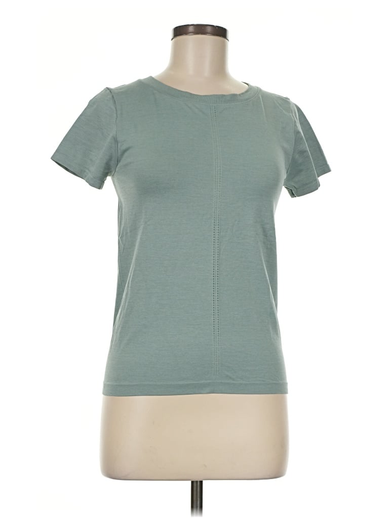 Pre-owned Yogalicious Short Sleeve T-shirt In Teal