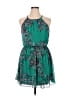 Iz Byer 100% Polyester Floral Teal Cocktail Dress Size XL - photo 1