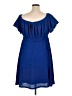 Torrid Solid Blue Casual Dress Size 1X Plus (1) - photo 2
