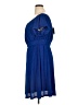 Torrid Solid Blue Casual Dress Size 1X Plus (1) - photo 5