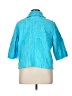Susan Graver 100% Cotton Blue Jacket Size XL - photo 2