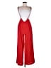 Unbranded 100% Polyester Color Block Red Jumpsuit Size M - photo 1