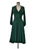 Moda International Solid Green Cocktail Dress Size M - photo 1
