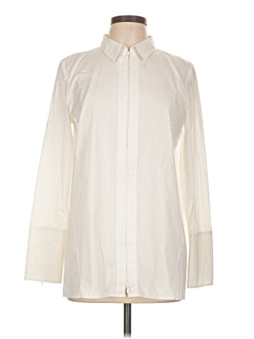 Lafayette 148 New York Long Sleeve Button-Down Shirt (view 1)