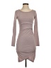 Leith Solid Gray Casual Dress Size XS - photo 1