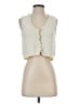 Double Zero 100% Cotton Ivory Sleeveless Blouse Size S - photo 1
