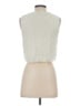 Double Zero 100% Cotton Ivory Sleeveless Blouse Size S - photo 2