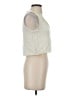 Double Zero 100% Cotton Ivory Sleeveless Blouse Size S - photo 4